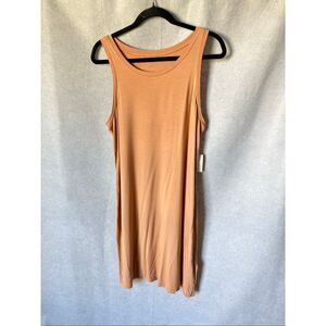 Daily Ritual Tank Dress size L Casual Jersey Knit Stretch Shift Dress Summer